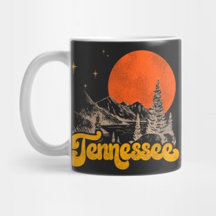 Vintage State of Tennessee Mid Century Distressed Aesthetic Mug